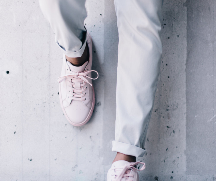 Greats Mono Pink Sneakers