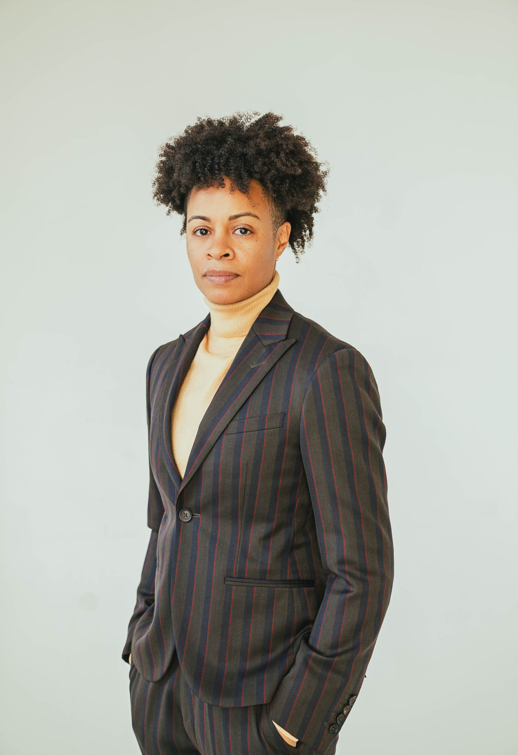 Autumn Elegance: How To Wear A Forest Green Wool Striped Suit